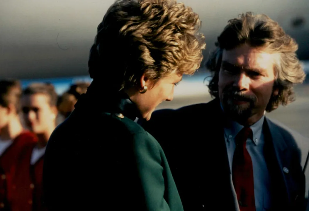 Blog from Sir Richard Branson on Princess Diana’s Virgin Atlantic jumper