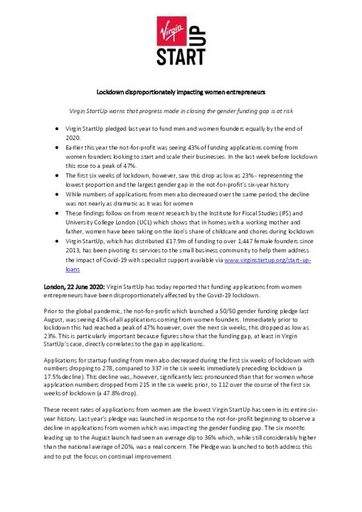 Lockdown disproportionately impacting women entrepreneurs