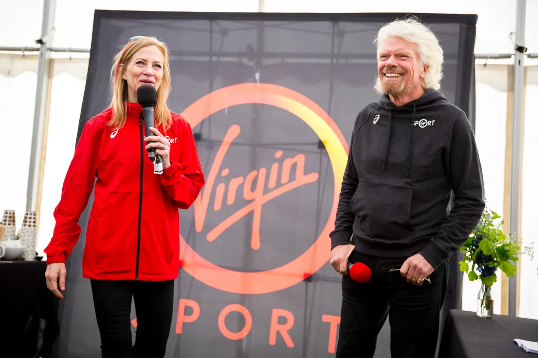 And they’re off! Sir Richard Branson welcomes crowds to inaugural Virgin Sport Festival of Fitness