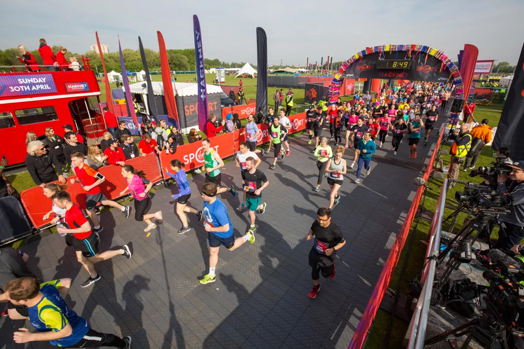 And they’re off! Sir Richard Branson welcomes crowds to inaugural Virgin Sport Festival of Fitness
