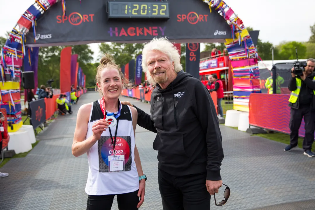 And they’re off! Sir Richard Branson welcomes crowds to inaugural Virgin Sport Festival of Fitness