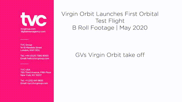  Virgin Orbit Launches First Orbital Test Flight