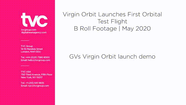  Virgin Orbit Launches First Orbital Test Flight
